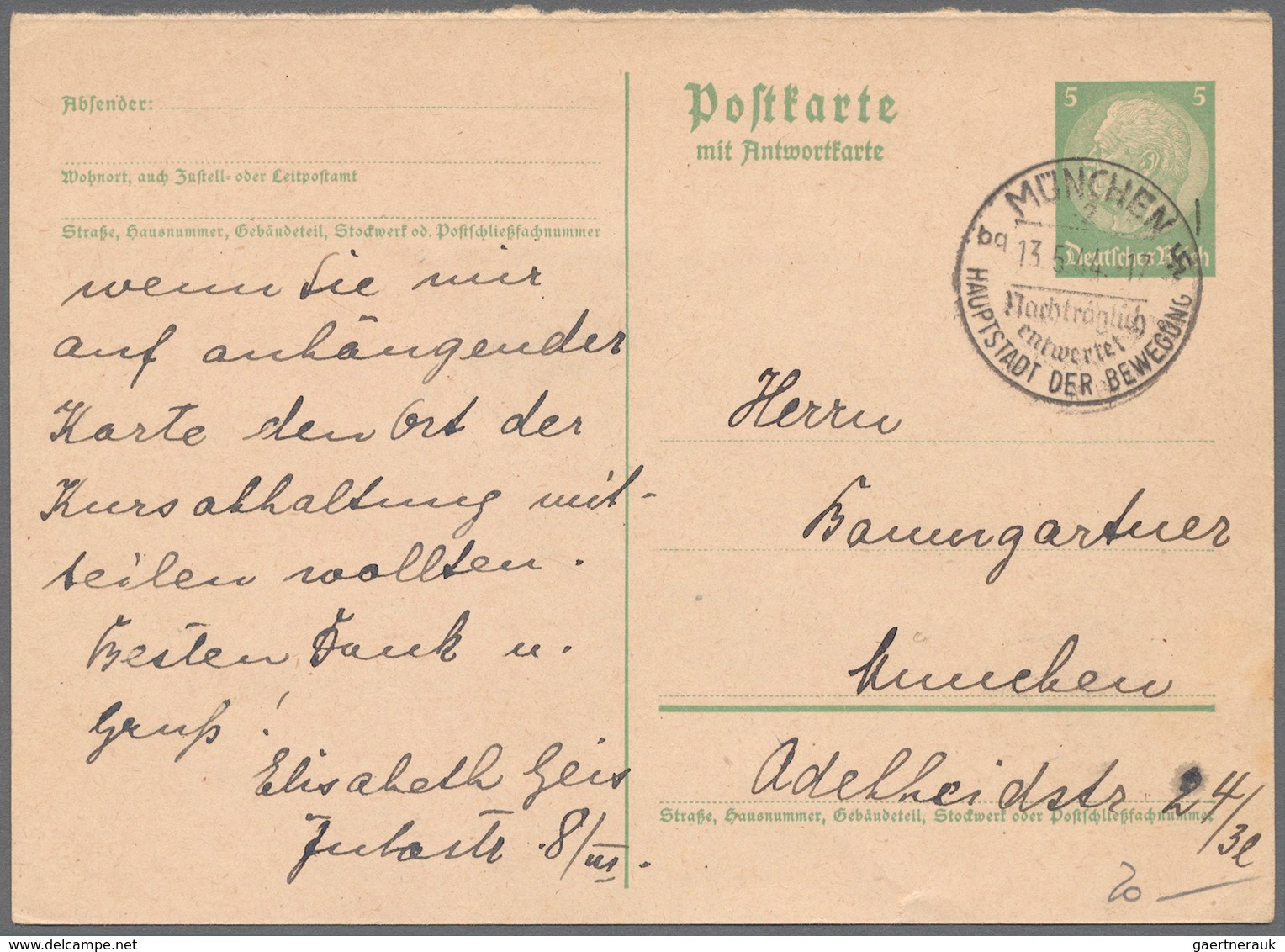 Thematische Philatelie: 1890/1975, NACHTRÄGLICH ENTWERTET Sowie Nachverwendete Stempel, Jeweils Ca 1 - Ohne Zuordnung