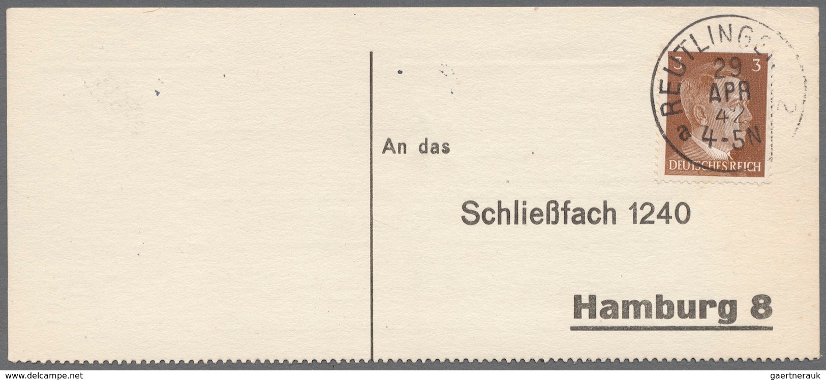 Thematische Philatelie: 1890/1975, NACHTRÄGLICH ENTWERTET sowie nachverwendete Stempel, jeweils ca 1