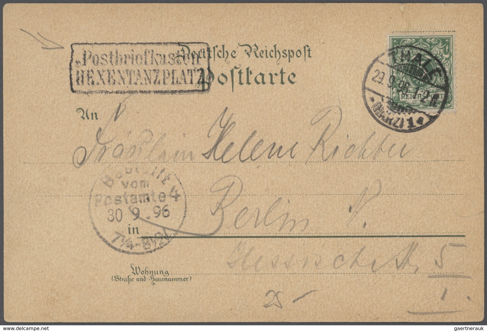 Thematische Philatelie: 1897/1937, POSTHILFSSTELLENSTEMPEL, Ca 190 Stck. Außerhalb Bayern Auf Ansich - Ohne Zuordnung
