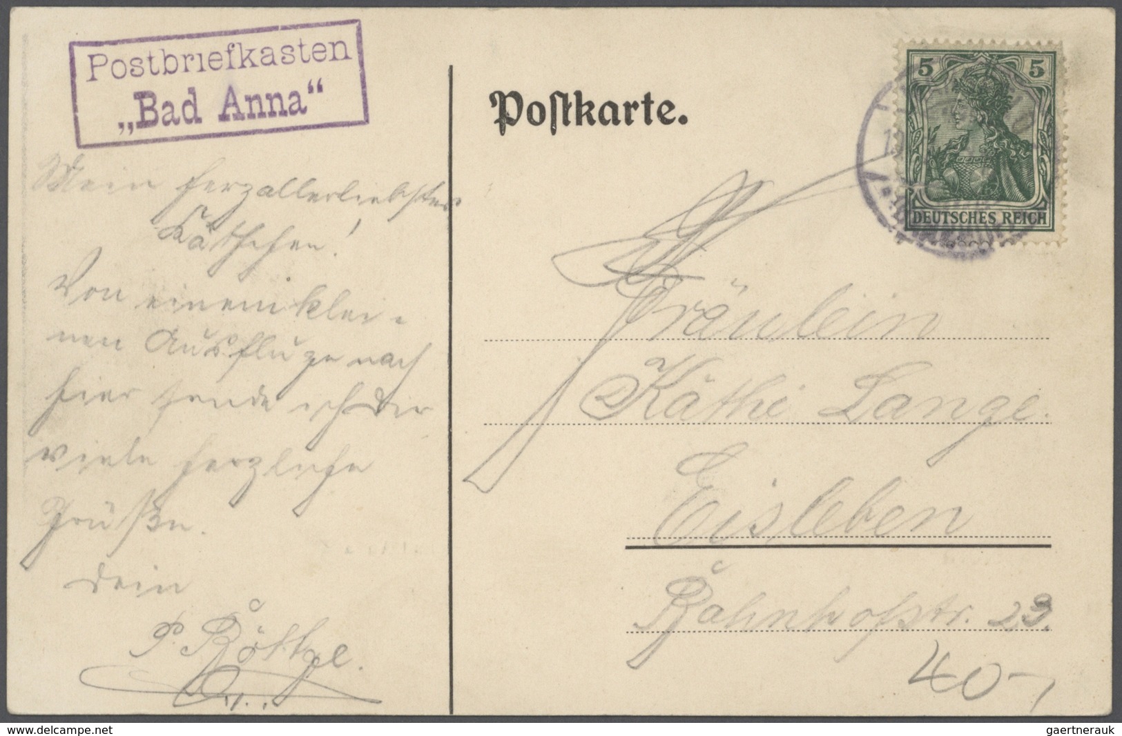 Thematische Philatelie: 1897/1937, POSTHILFSSTELLENSTEMPEL, ca 190 Stck. außerhalb Bayern auf Ansich