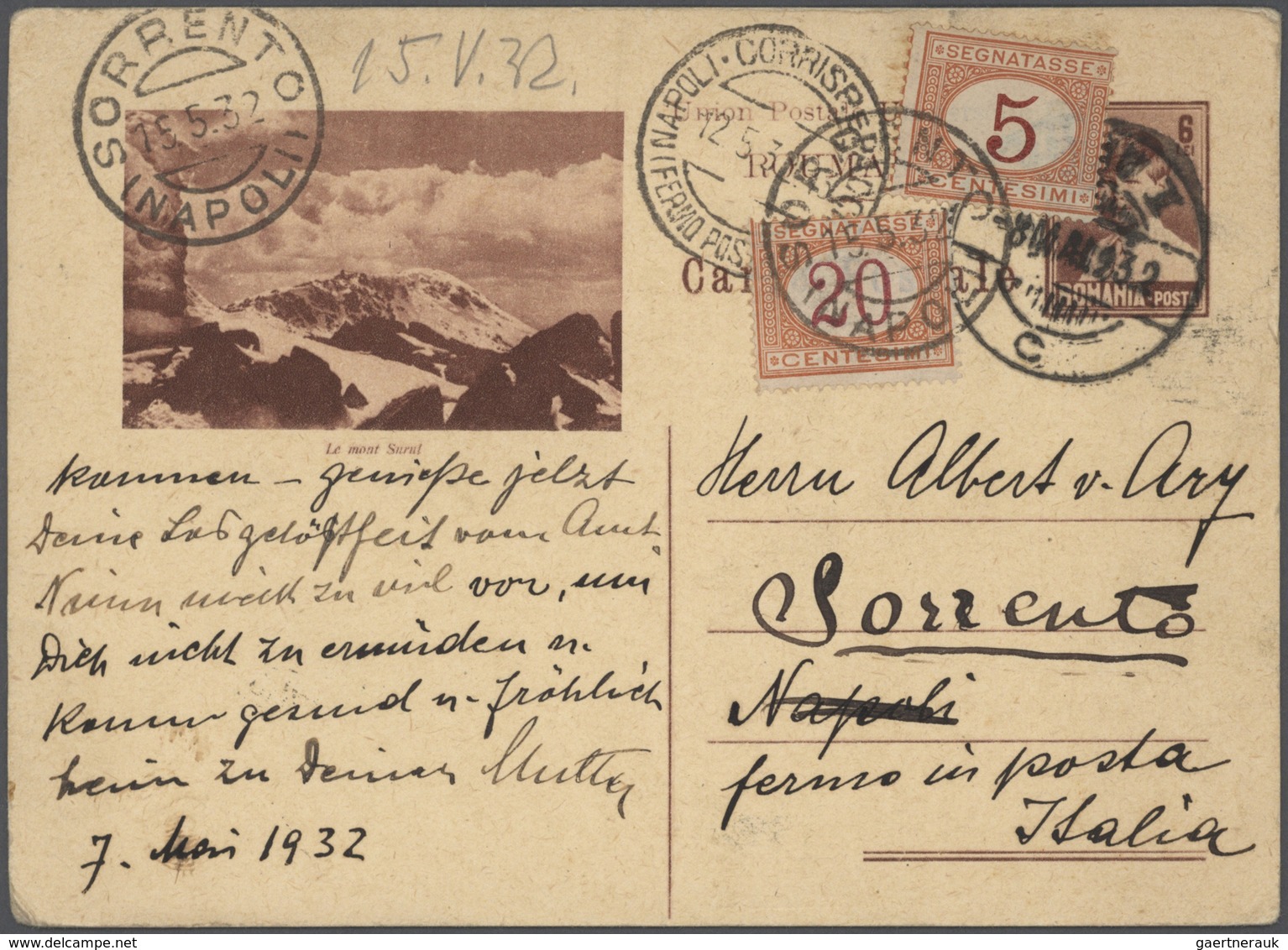 Thematische Philatelie: 1899/1944, NACHGEBÜHR, Ca 200 Ansichtskarten überwiegend Aus Deutschland Mit - Ohne Zuordnung