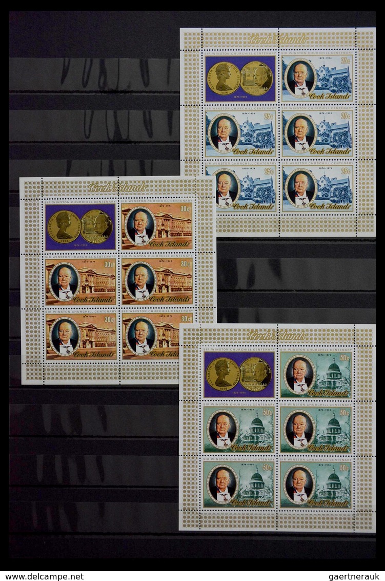 Thematische Philatelie: 1960-2000: MNH collection thematics (mostly souveinr sheets) of various coun