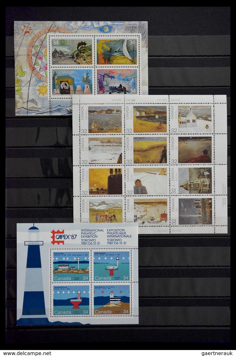 Thematische Philatelie: 1960-2000: MNH collection thematics (mostly souveinr sheets) of various coun