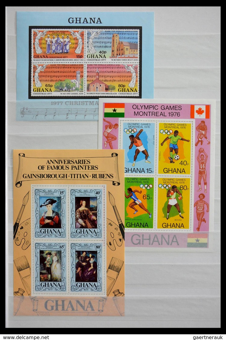 Thematische Philatelie: 1960-2000: MNH collection thematics (mostly souveinr sheets) of various coun