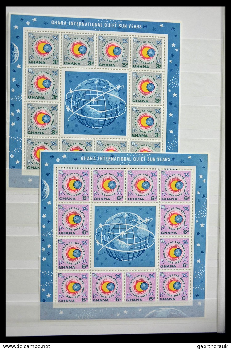 Thematische Philatelie: 1960-2000: MNH collection thematics (mostly souveinr sheets) of various coun