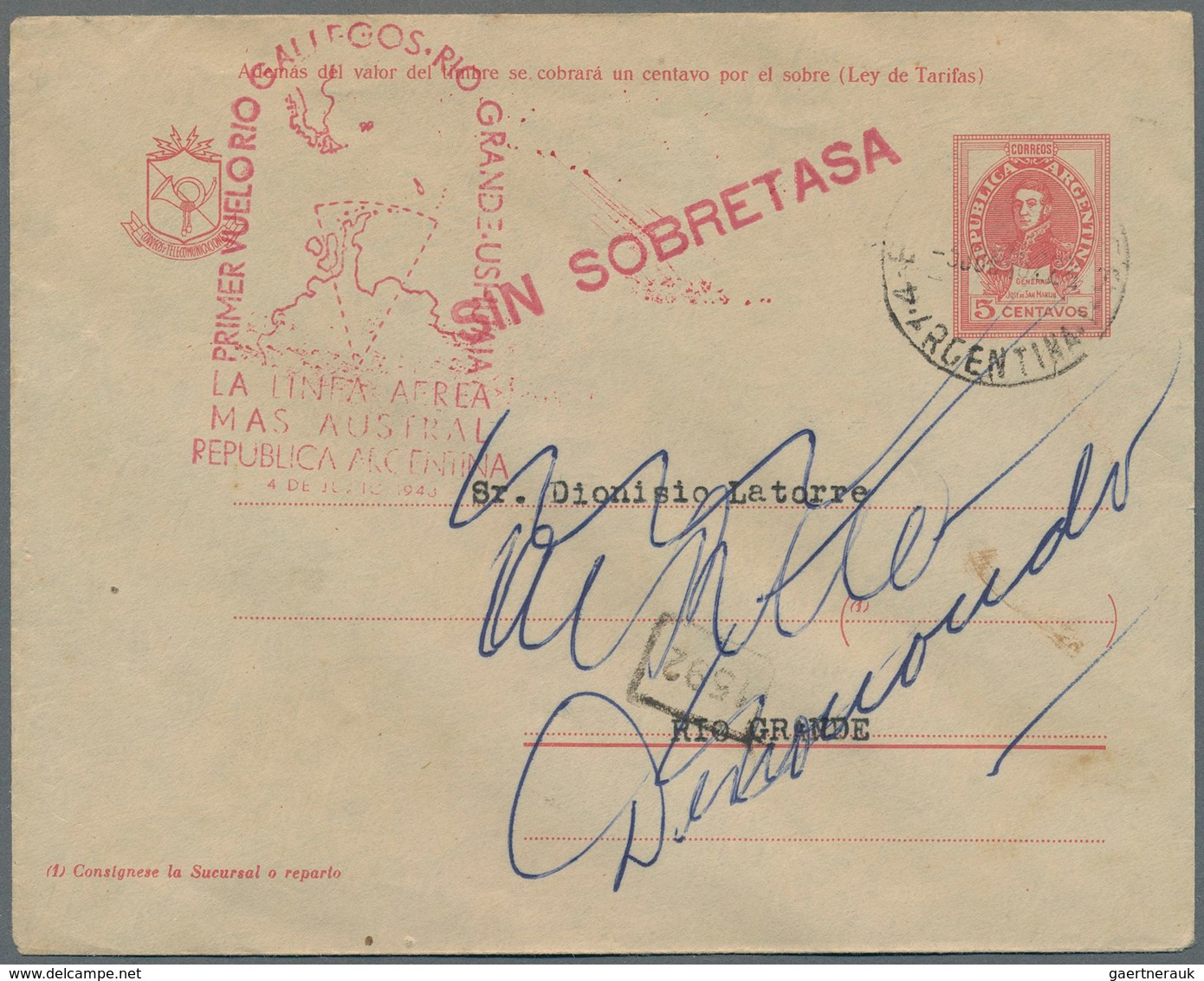 Thematik: Antarktis / Antarctic: 1948/1987, Collection Of Apprx. 200 Covers Bearing Argentinian Fank - Sonstige & Ohne Zuordnung