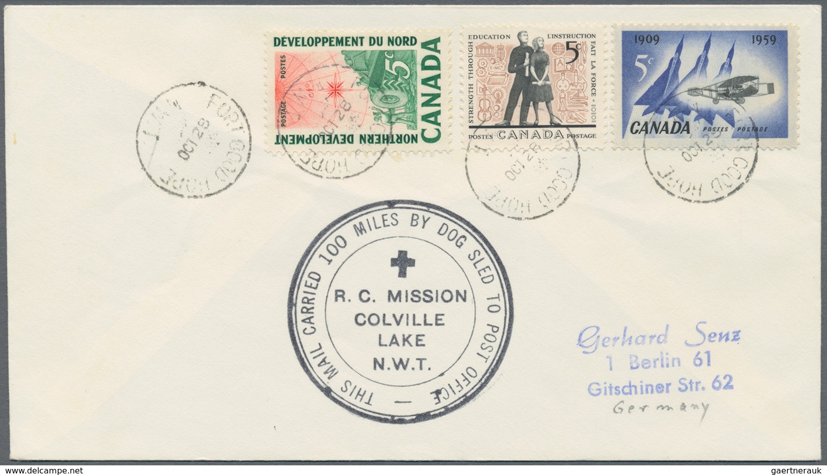 Thematik: Arktis / Arctic: 1963/1980, Canada/North West Territory, Collection Of Apprx. 95 Covers, S - Sonstige & Ohne Zuordnung