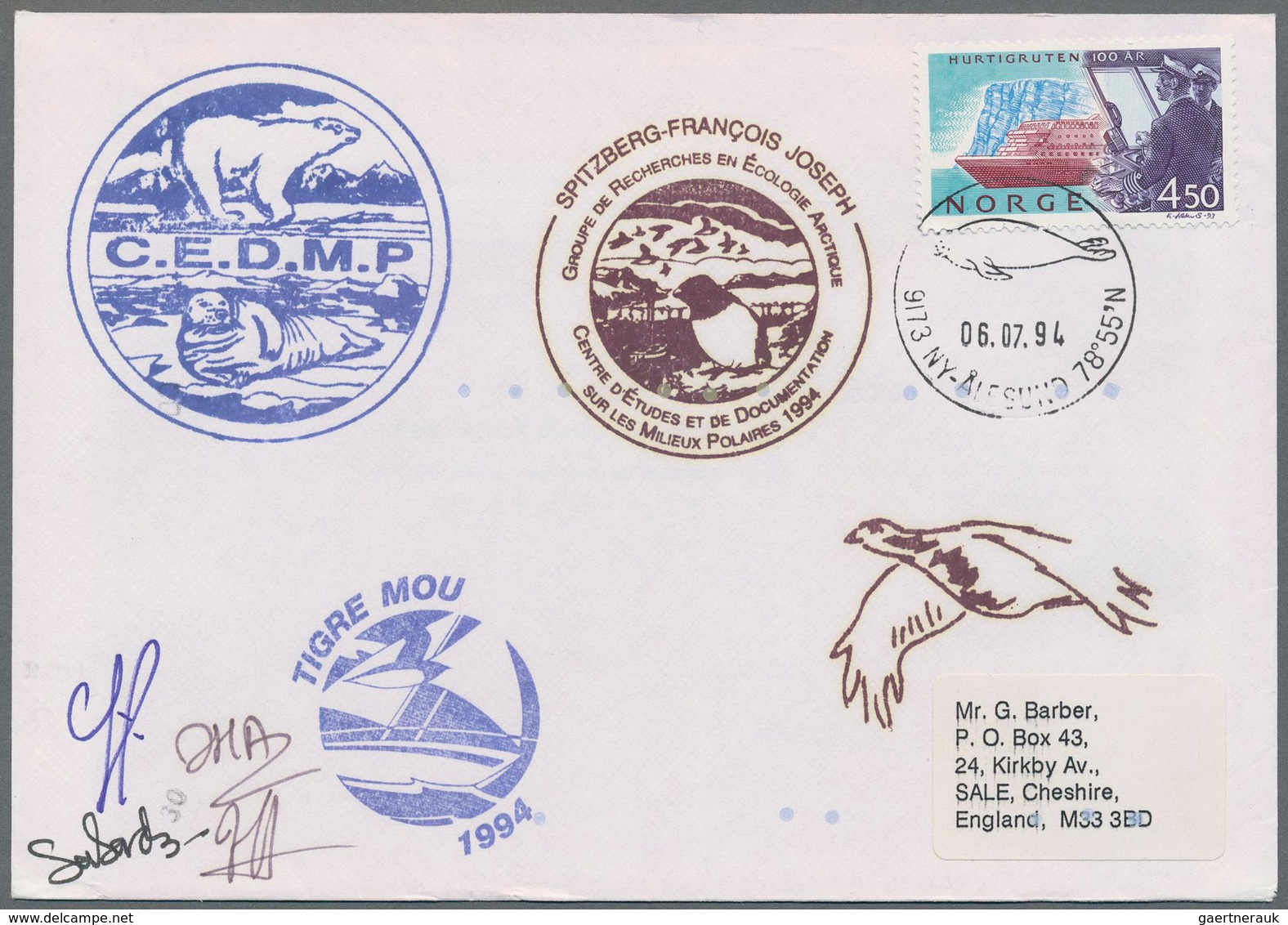 Thematik: Arktis / Arctic: 1973/1994, NORWAY, Interesting Collection Of Apprx. 110 Arctic Covers And - Sonstige & Ohne Zuordnung