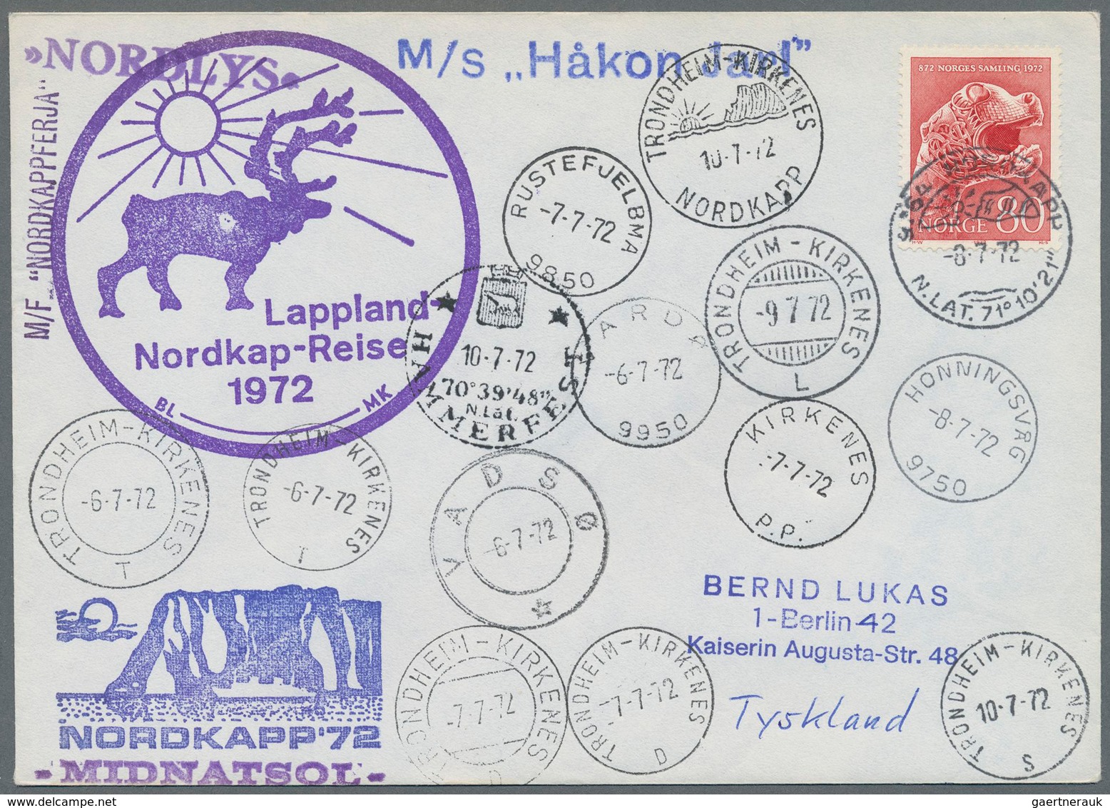 Thematik: Arktis / Arctic: 1973/1994, NORWAY, Interesting Collection Of Apprx. 110 Arctic Covers And - Sonstige & Ohne Zuordnung