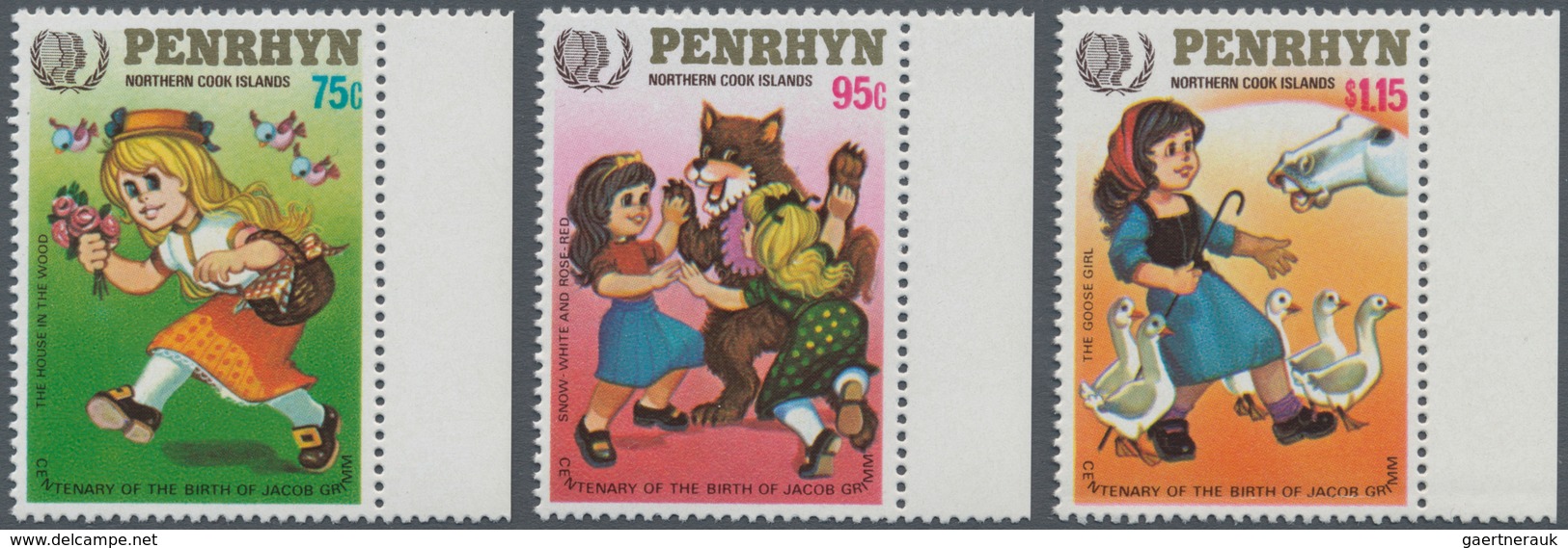 Thematik: Druck-Literatur-Märchen / Printing-literature-fairy Tales: 1985, PENRHYN: International Yo - Unclassified