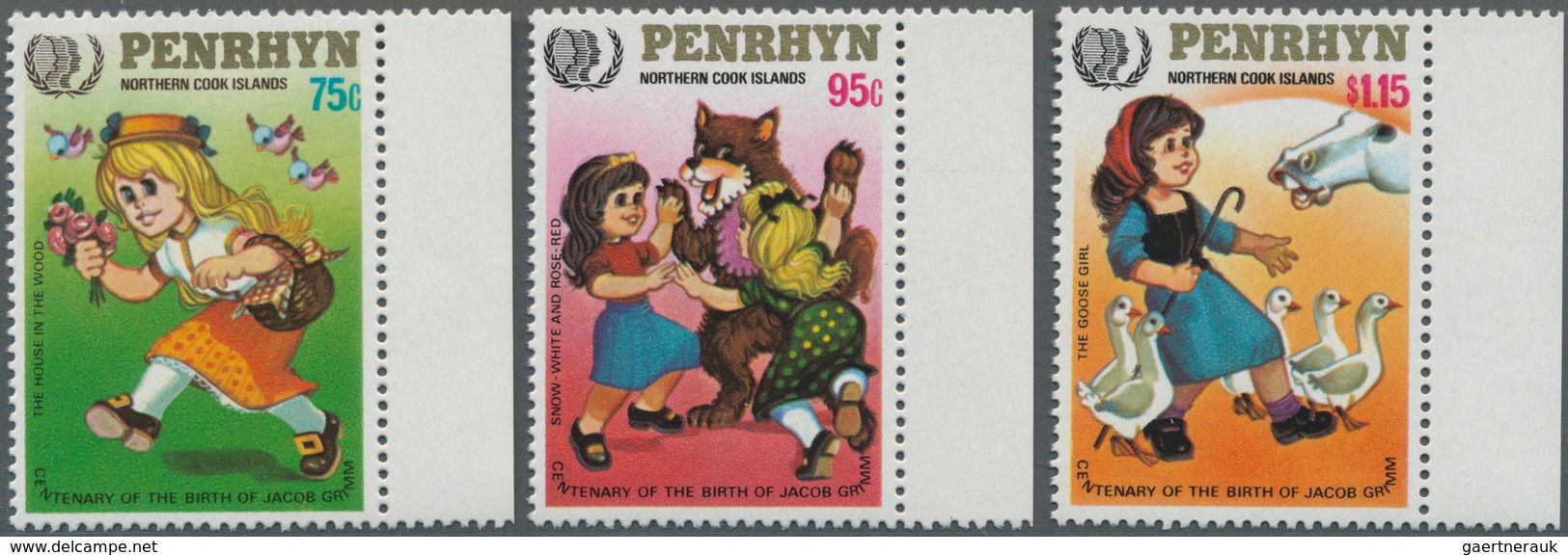 Thematik: Druck-Literatur-Märchen / Printing-literature-fairy Tales: 1985, PENRHYN: International Yo - Ohne Zuordnung