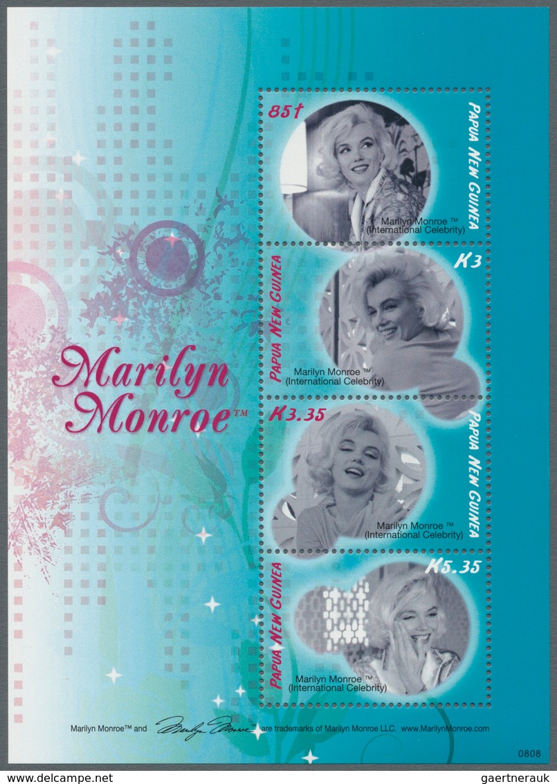 Thematik: Film / Film: 2008. Lot Of 115 Souvenir Sheets MARILYN MONROE Each Containing The Stamps (a - Kino