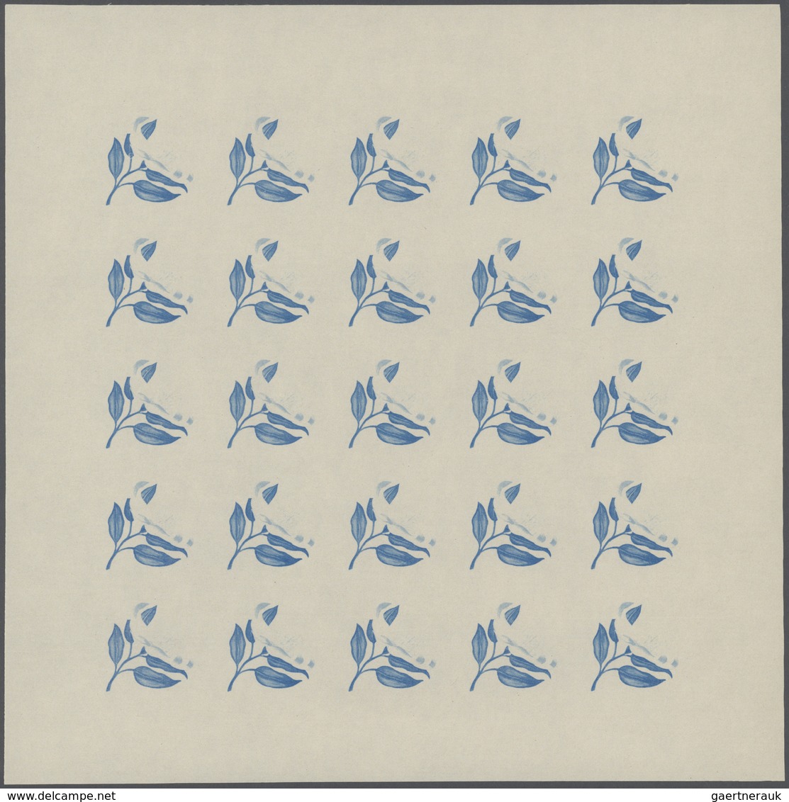 Thematik: Flora, Botanik / flora, botany, bloom: 1966, Burundi. Progressive proofs set of sheets for