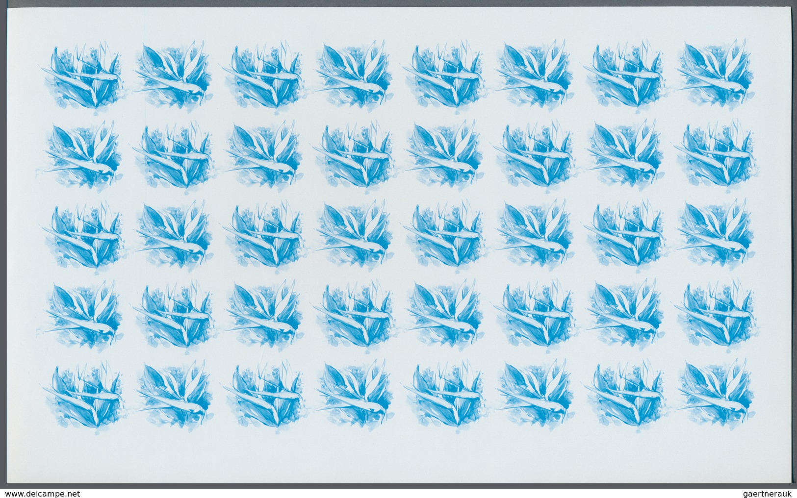 Thematik: Flora, Botanik / flora, botany, bloom: 1981, Niue. Progressive proofs set of sheets for th