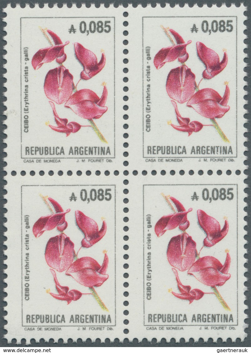 Thematik: Flora, Botanik / Flora, Botany, Bloom: 1985, ARGENTINA: Flower Definitive 0.085a. ‚Erythri - Other & Unclassified