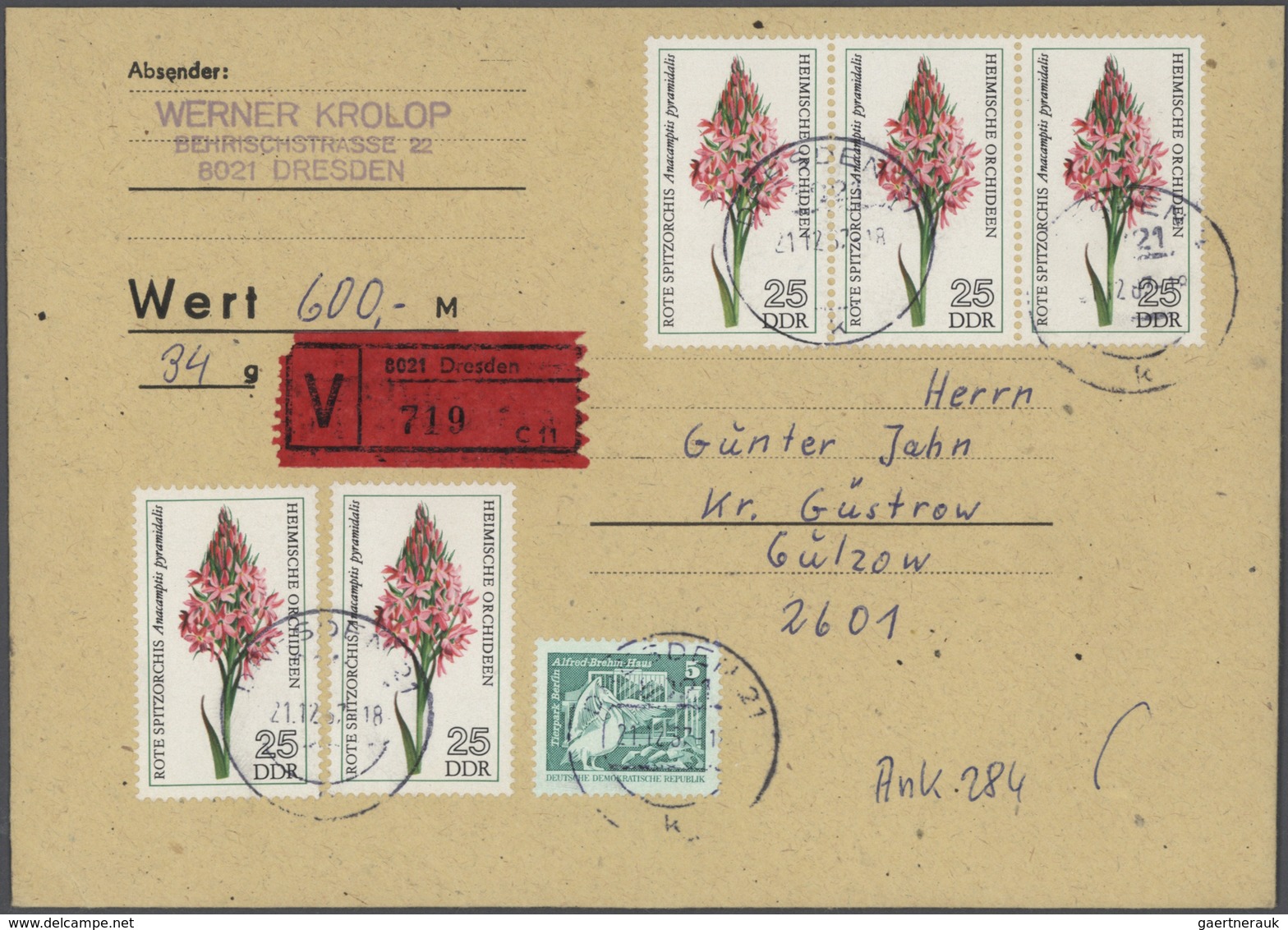 Thematik: Flora-Orchideen / Flora-orchids: 1905/2011 (ca.), Enormously Extensive Collection Of This - Orchideen