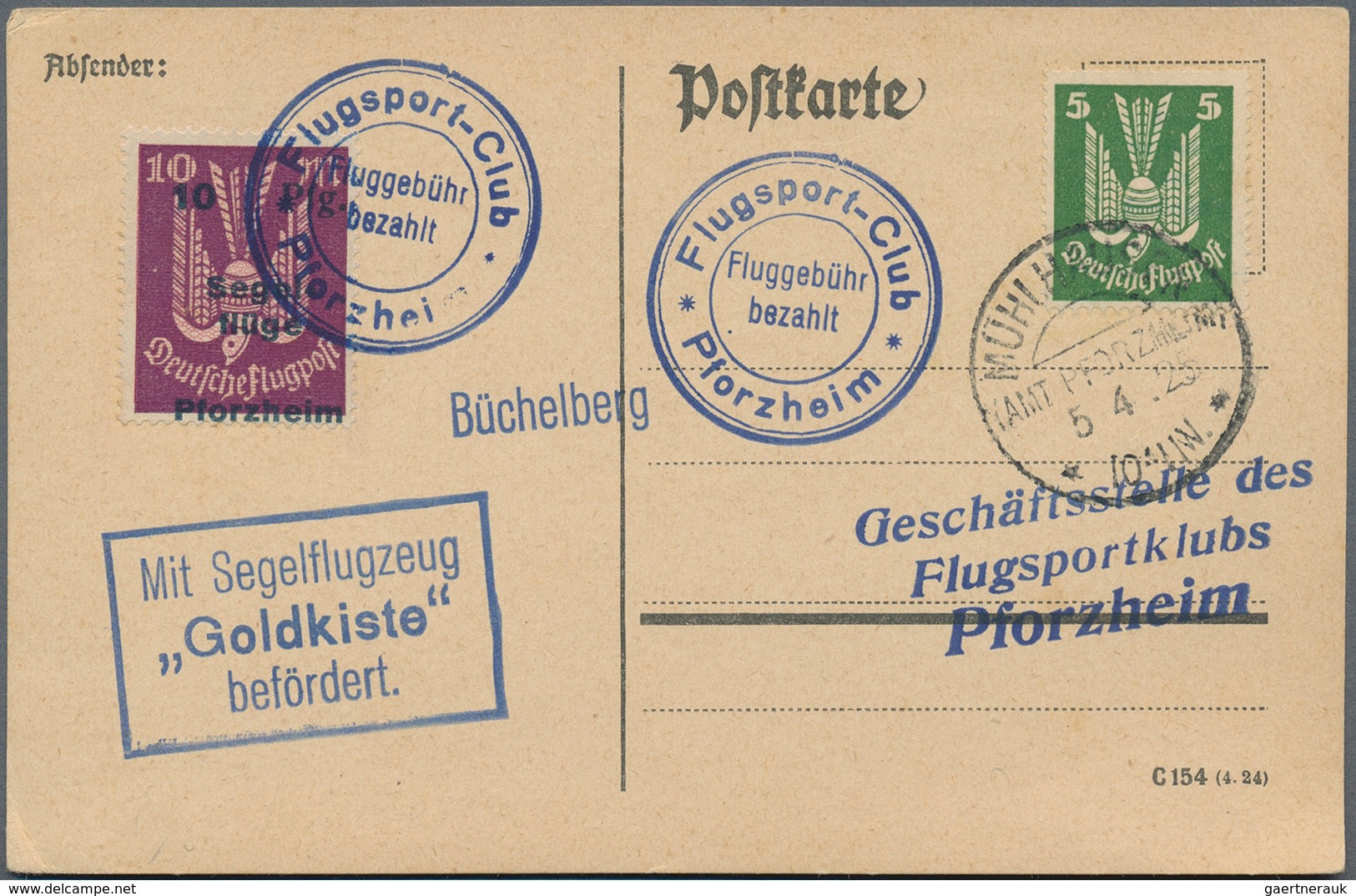 Thematik: Flugzeuge, Luftfahrt / Airoplanes, Aviation: 1923/35, Segelflug, 30 Bessere Belege Aus Deu - Flugzeuge