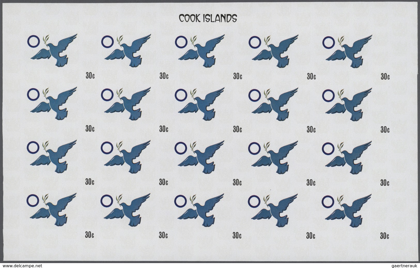 Thematik: Internat. Organisationen-Rotarier / Internat. Organizations-Rotary Club: 1980, Cook Island - Rotary Club