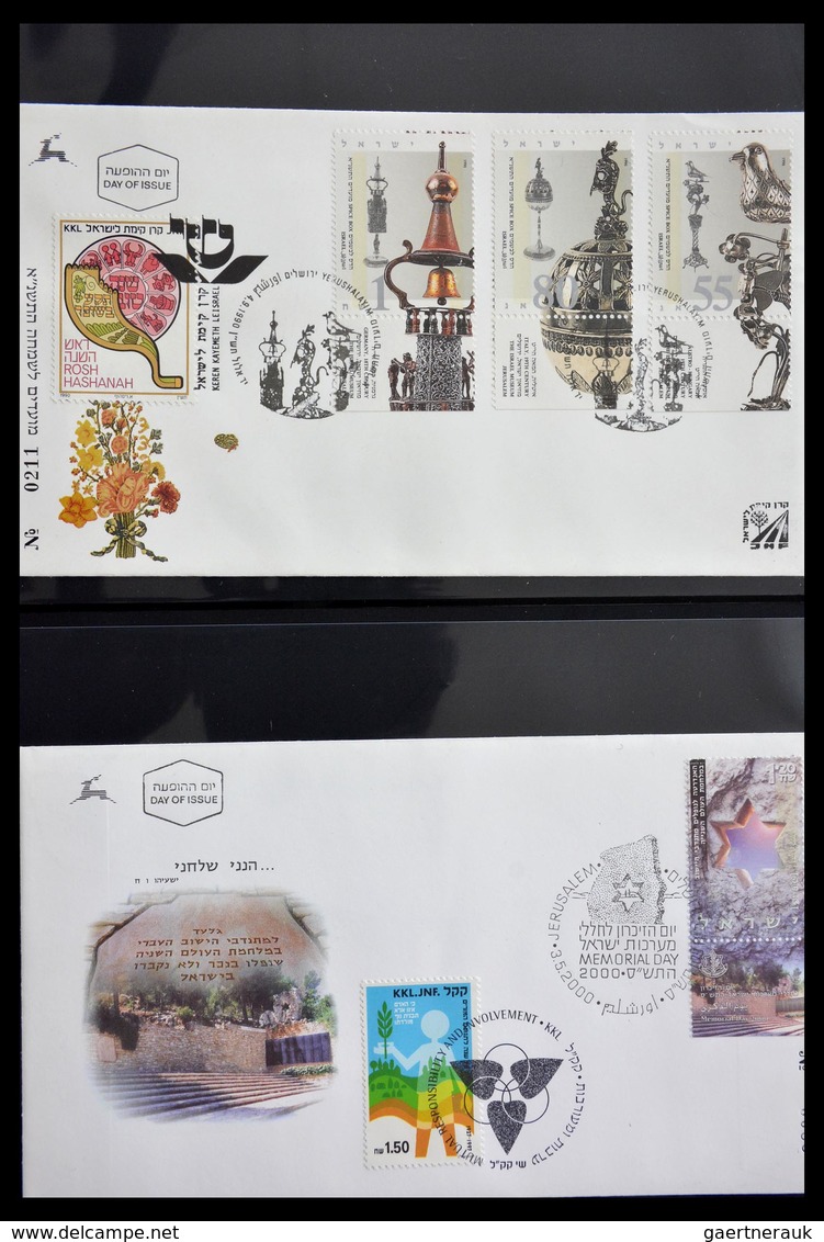 Thematik: Judaika / judaism: 1870-2000: Incredible collector estate of covers, stamps, labels, ephem