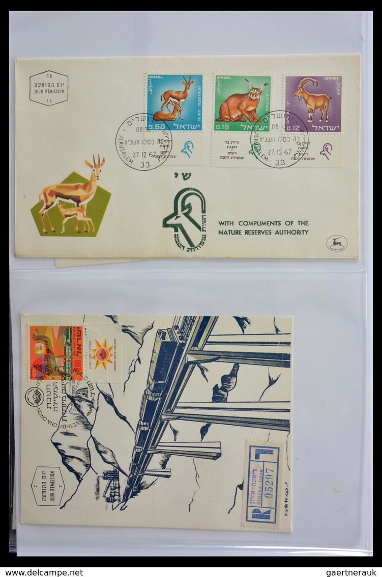 Thematik: Judaika / judaism: 1870-2000: Incredible collector estate of covers, stamps, labels, ephem