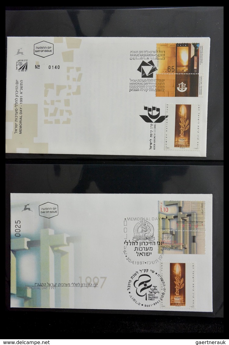 Thematik: Judaika / judaism: 1870-2000: Incredible collector estate of covers, stamps, labels, ephem