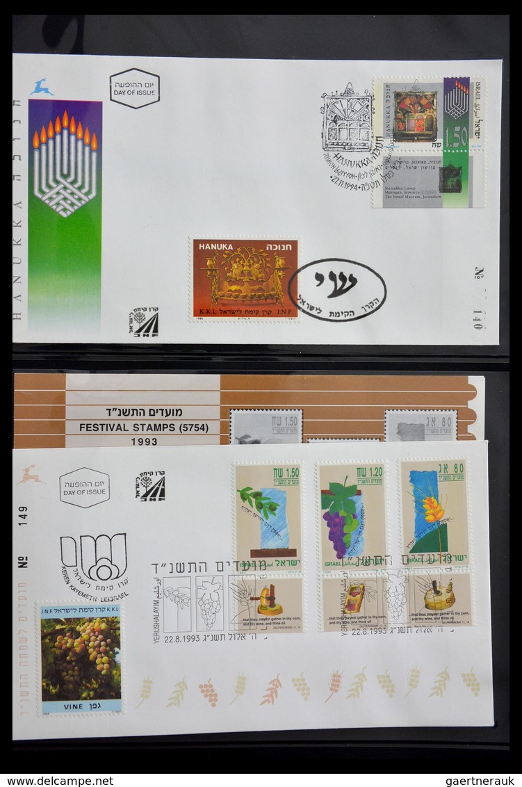 Thematik: Judaika / judaism: 1870-2000: Incredible collector estate of covers, stamps, labels, ephem