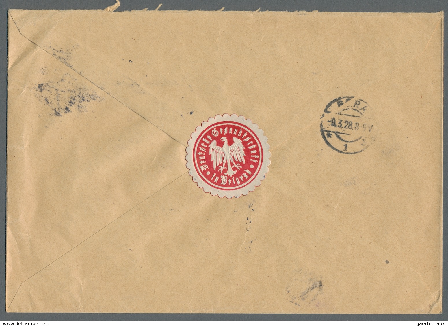 Thematik: Konsulatspost / Consular Mail: 1914/1958, Post Von Deutschen Konsulaten In Südafrika, Ägyp - Unclassified