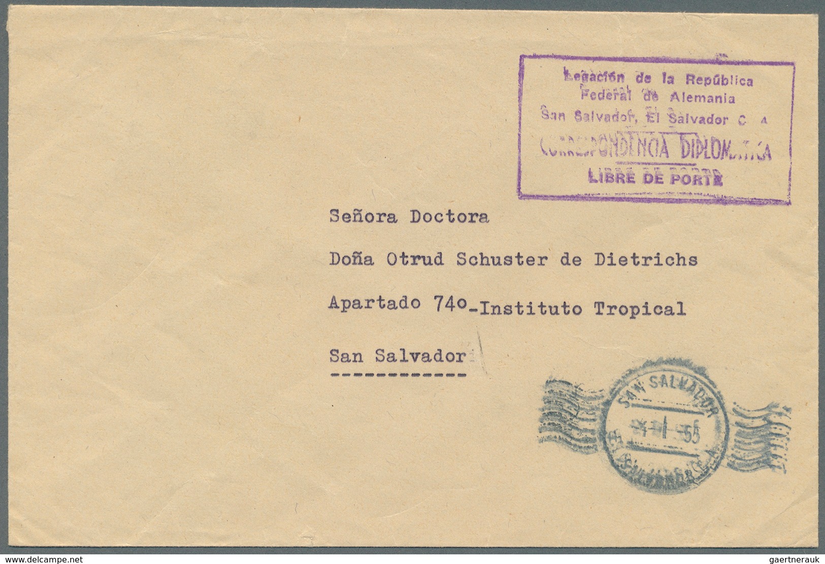 Thematik: Konsulatspost / consular mail: 1914/1958, Post von deutschen Konsulaten in Südafrika, Ägyp