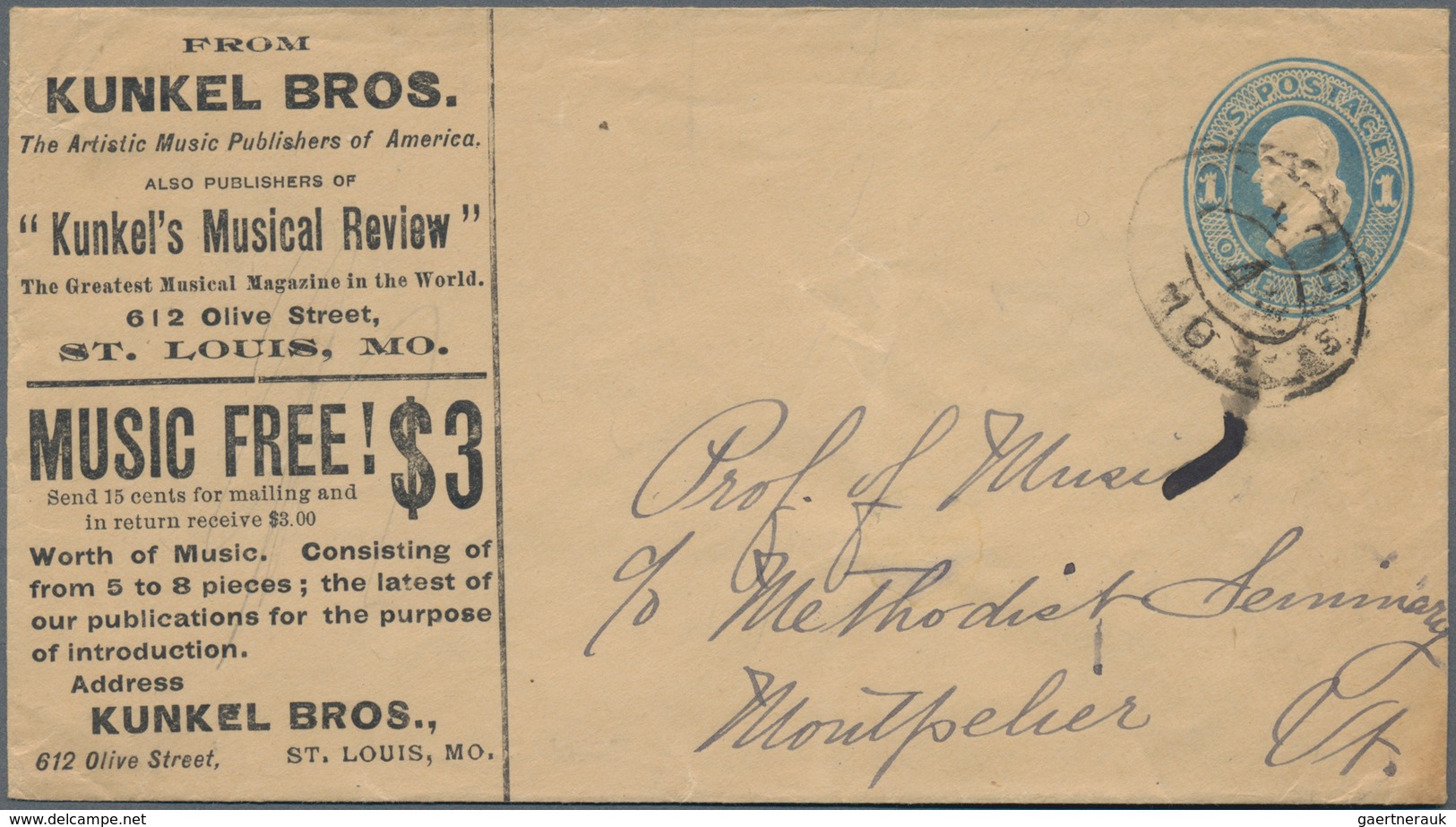 Thematik: Musik / Music: 1890s/1990s (ca.), Lot Of Ca. 340 Covers, Inclusive Postal Stationery, Pict - Musik