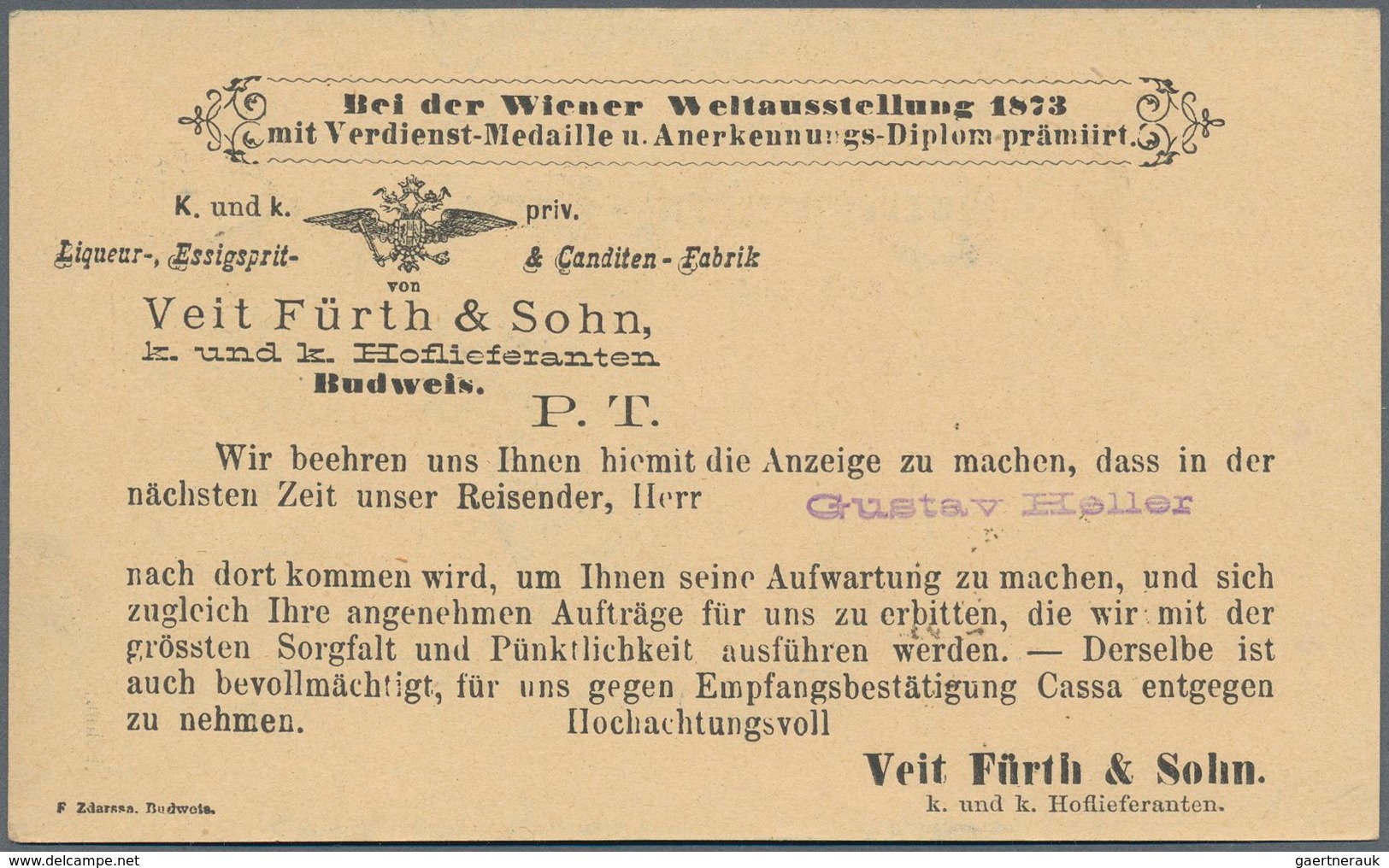 Thematik: Nahrung / Food: From 1880 (approx.), Lot Of About 302 Items, With Covers, Postal Stationer - Ernährung