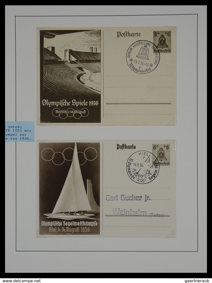 Thematik: Olympische Spiele / olympic games: 1896-1992: Mostly cancelled, well filled collection Oly