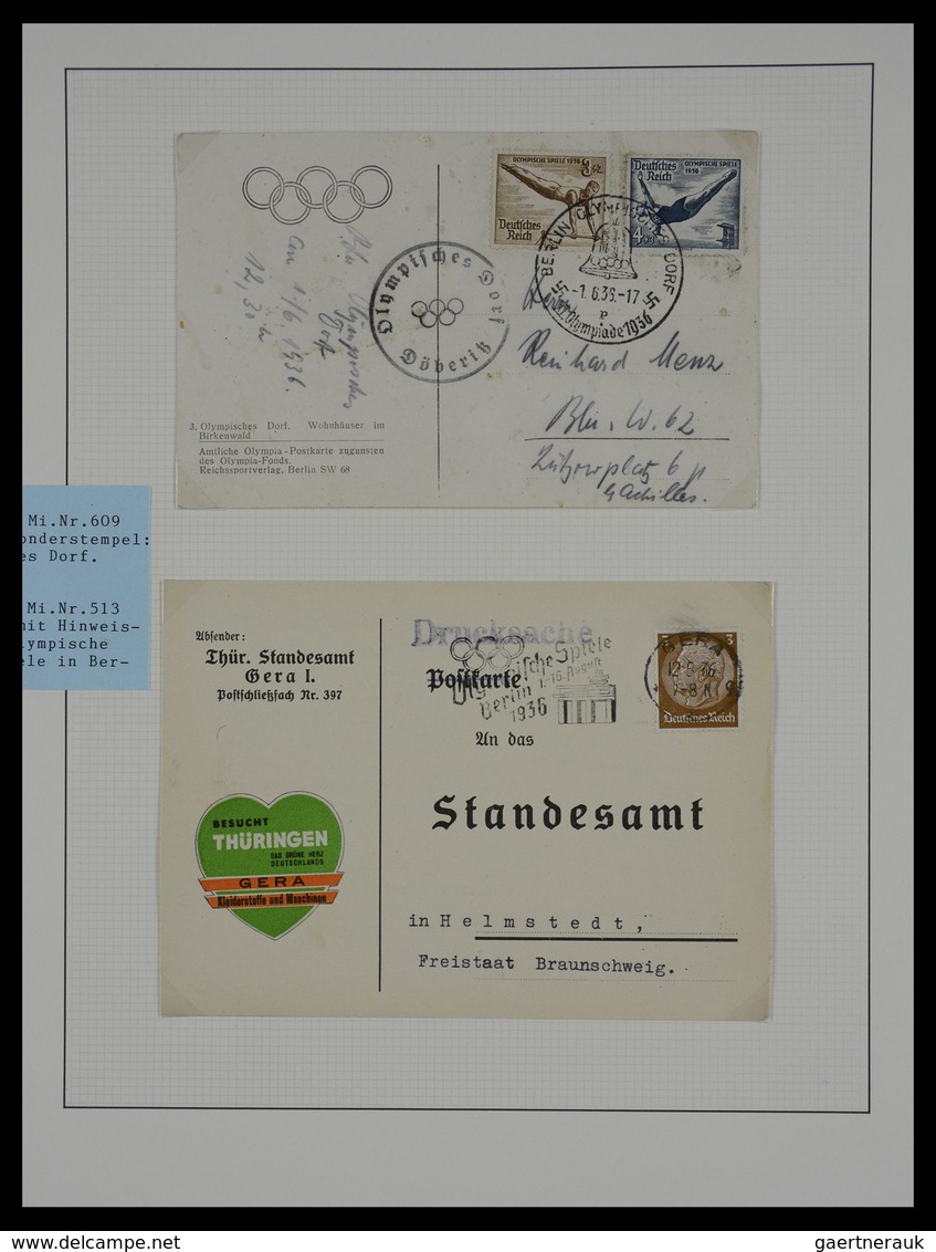 Thematik: Olympische Spiele / olympic games: 1896-1992: Mostly cancelled, well filled collection Oly