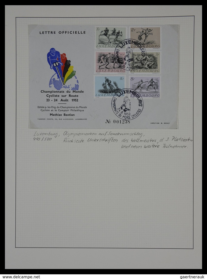 Thematik: Olympische Spiele / olympic games: 1896-1992: Mostly cancelled, well filled collection Oly