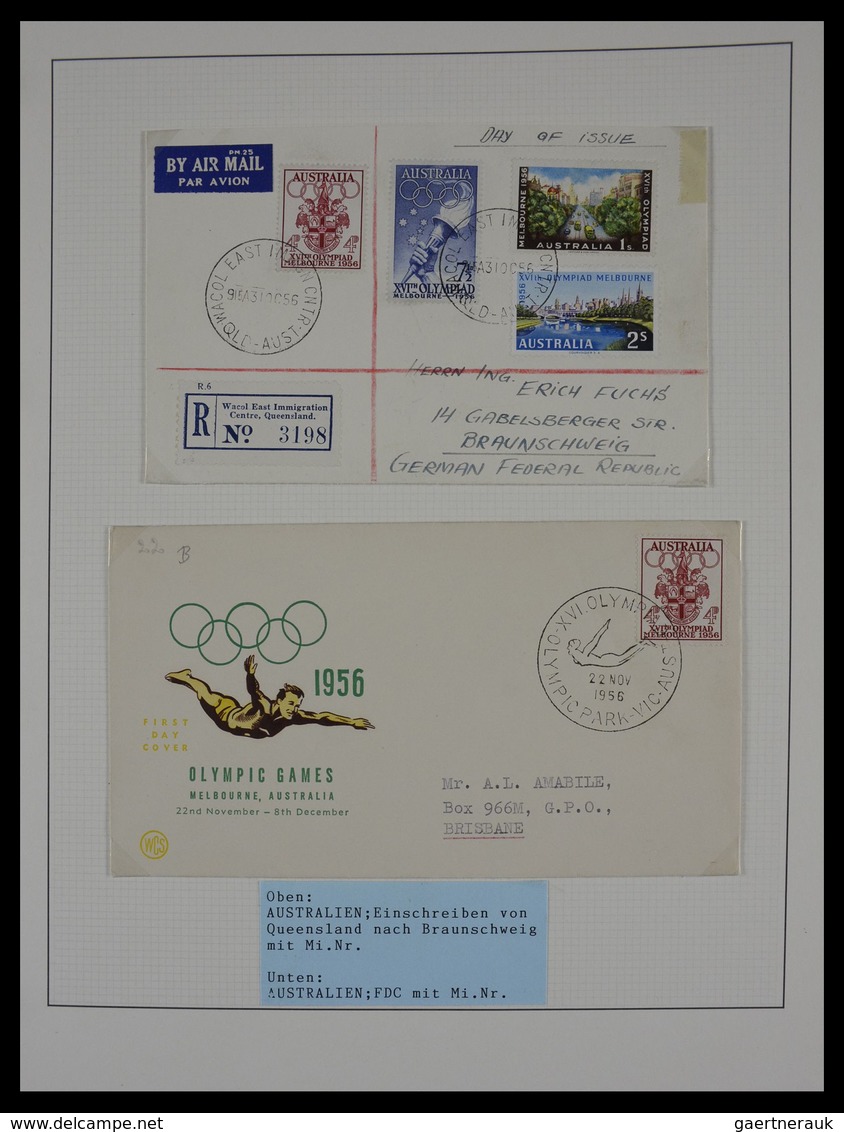 Thematik: Olympische Spiele / olympic games: 1896-1992: Mostly cancelled, well filled collection Oly