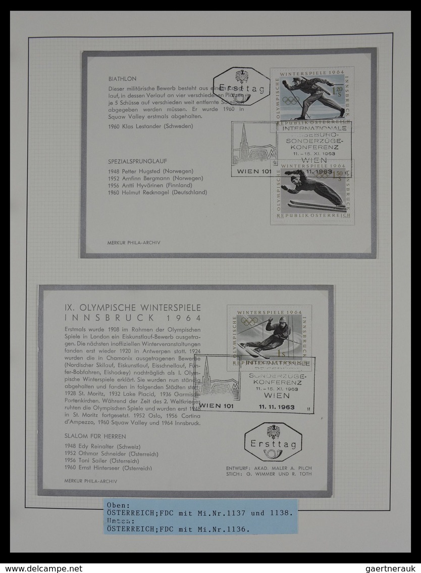 Thematik: Olympische Spiele / olympic games: 1896-1992: Mostly cancelled, well filled collection Oly