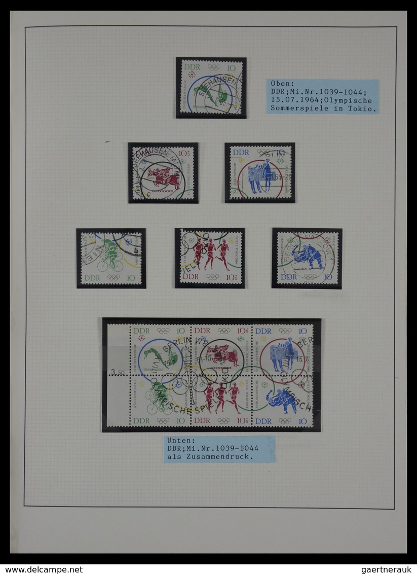 Thematik: Olympische Spiele / olympic games: 1896-1992: Mostly cancelled, well filled collection Oly