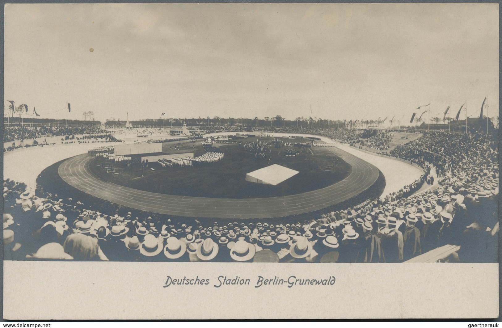 Thematik: Olympische Spiele / Olympic Games: 1916, Berlin, Deutsches Stadion Berlin-Grunewald, Fünf - Sonstige & Ohne Zuordnung