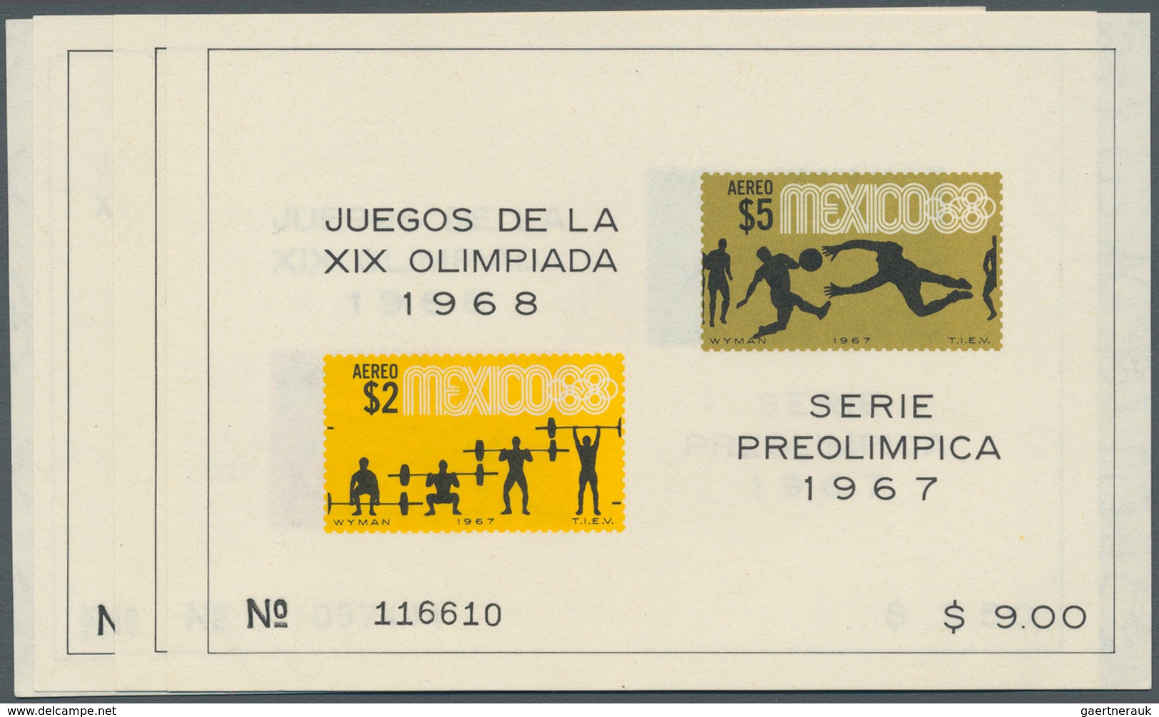 Thematik: Olympische Spiele / Olympic Games: 1967, MEXICO: Summer Olymics 1968 In Mexico-City In A L - Sonstige & Ohne Zuordnung