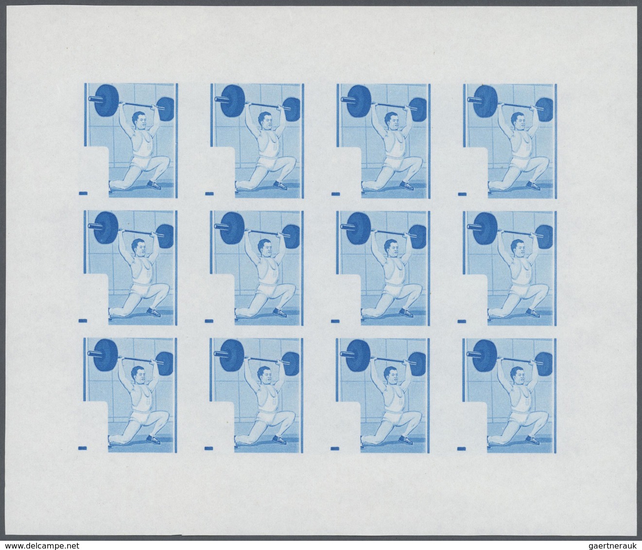 Thematik: Olympische Spiele / Olympic Games: 1968, Fujeira. Progressive Proofs Set Of Sheets For The - Sonstige & Ohne Zuordnung