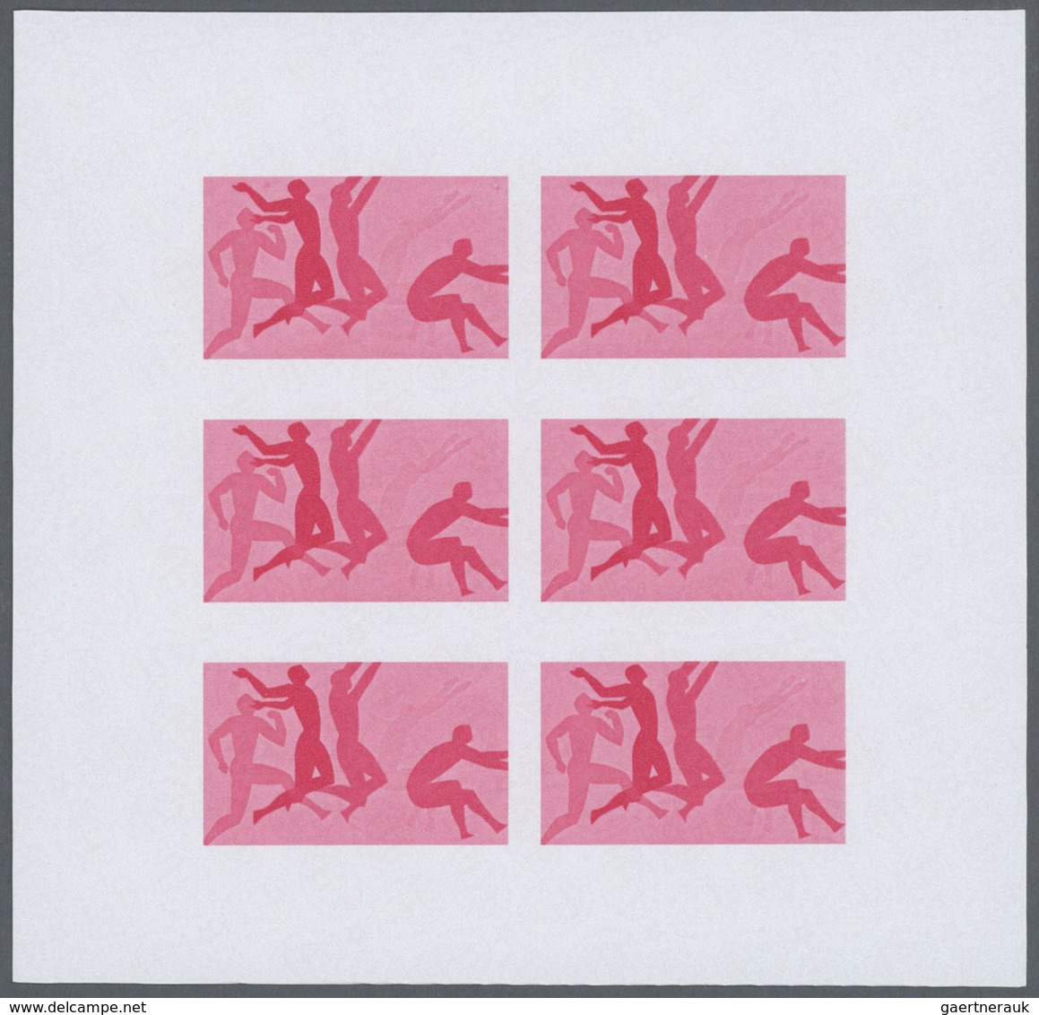 Thematik: Olympische Spiele / olympic games: 1976, Penrhyn. Progressive proofs set of sheets for the