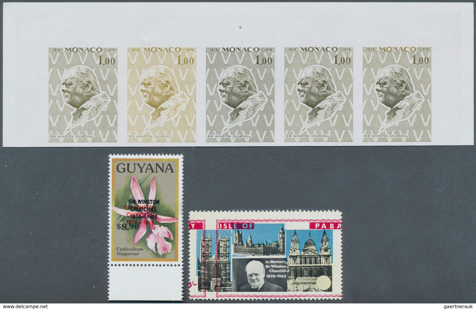 Thematik: Persönlichkeiten - Churchill / Personalities - Churchill: 1948/1981 (ca.), Assortment Of S - Sir Winston Churchill