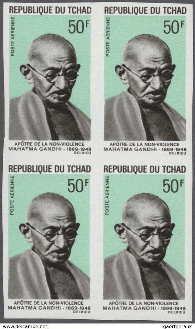 Thematik: Persönlichkeiten - Gandhi / personalities - Gandhi: 1968/1969, French Africa (Cameroun, Ga