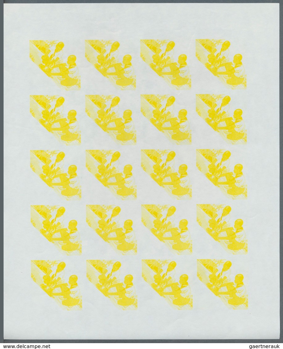 Thematik: Pfadfinder / Boy Scouts: 1967, Burundi. Progressive Proofs Set Of Sheets For The Complete - Sonstige & Ohne Zuordnung