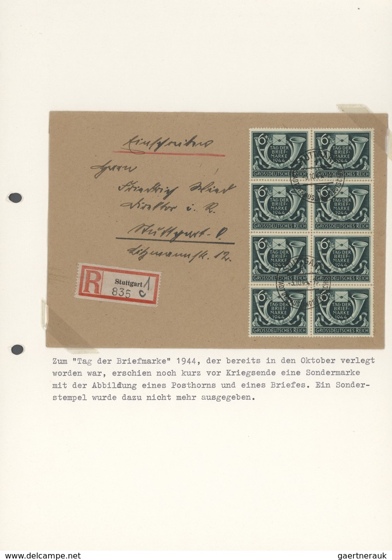 Thematik: Philatelie - Tag Der Briefmarke / Stamp Days: 1936/1997, Comprehensive Collection Of Apprx - Tag Der Briefmarke