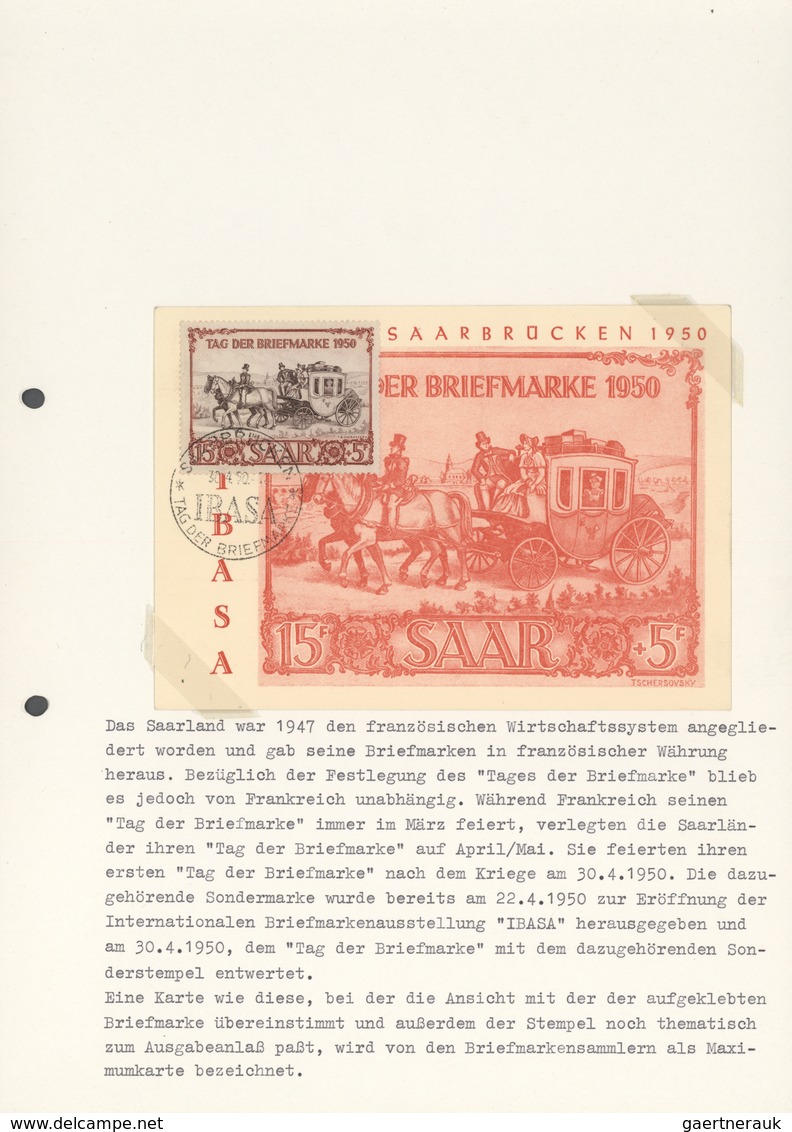 Thematik: Philatelie - Tag Der Briefmarke / Stamp Days: 1936/1997, Comprehensive Collection Of Apprx - Tag Der Briefmarke