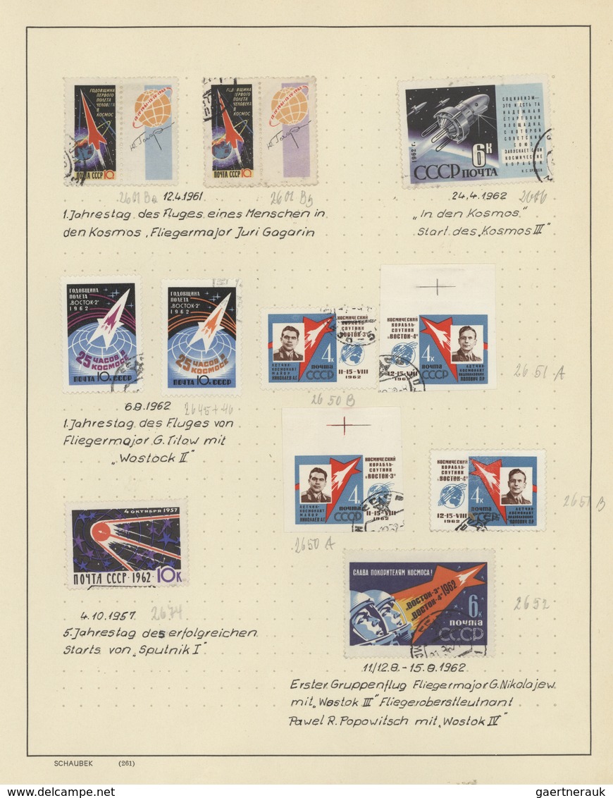 Thematik: Raumfahrt / Astronautics: 1960/1980 (ca.), Collection/accumulation In Three Binders And Fo - Sonstige & Ohne Zuordnung