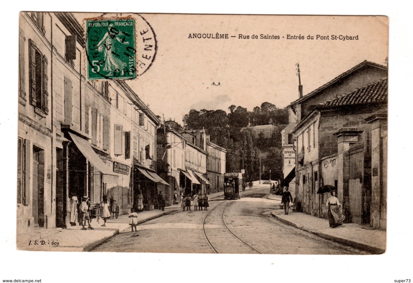 CPA 16 - Angoulême - Entrée Du Pont St Cybard - Angouleme