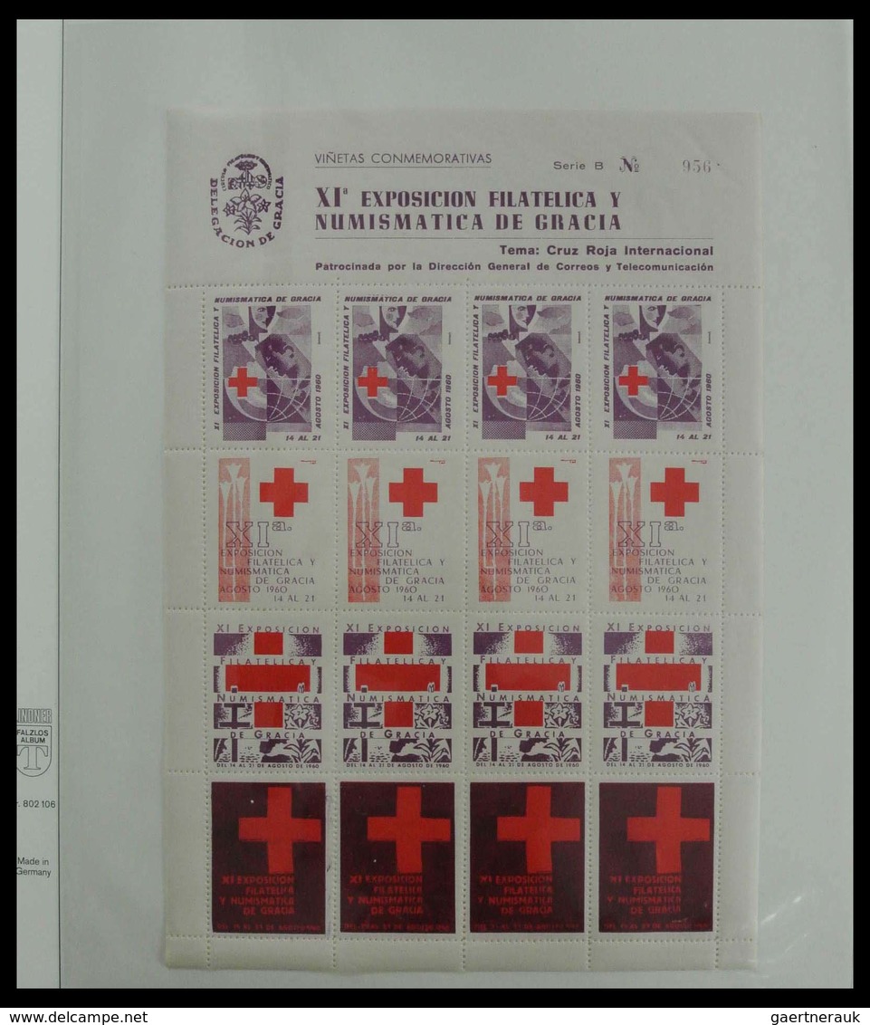 Thematik: Rotes Kreuz / Red Cross: Beautiful Lot Red Cross Cinderellas In Album. Lot Contains Very M - Rotes Kreuz