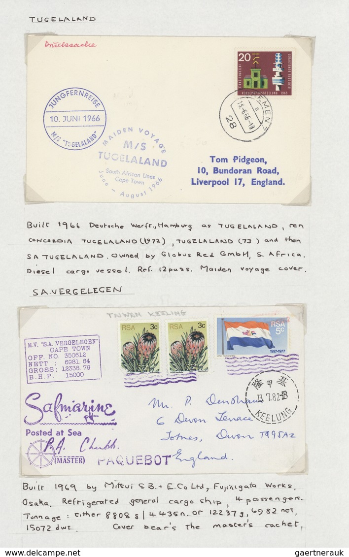 Thematik: Schiffe / Ships: 1900/2000 (ca.), Collection Of Apprx. 330 Covers/cards/ppc, Neatly Arrang - Schiffe