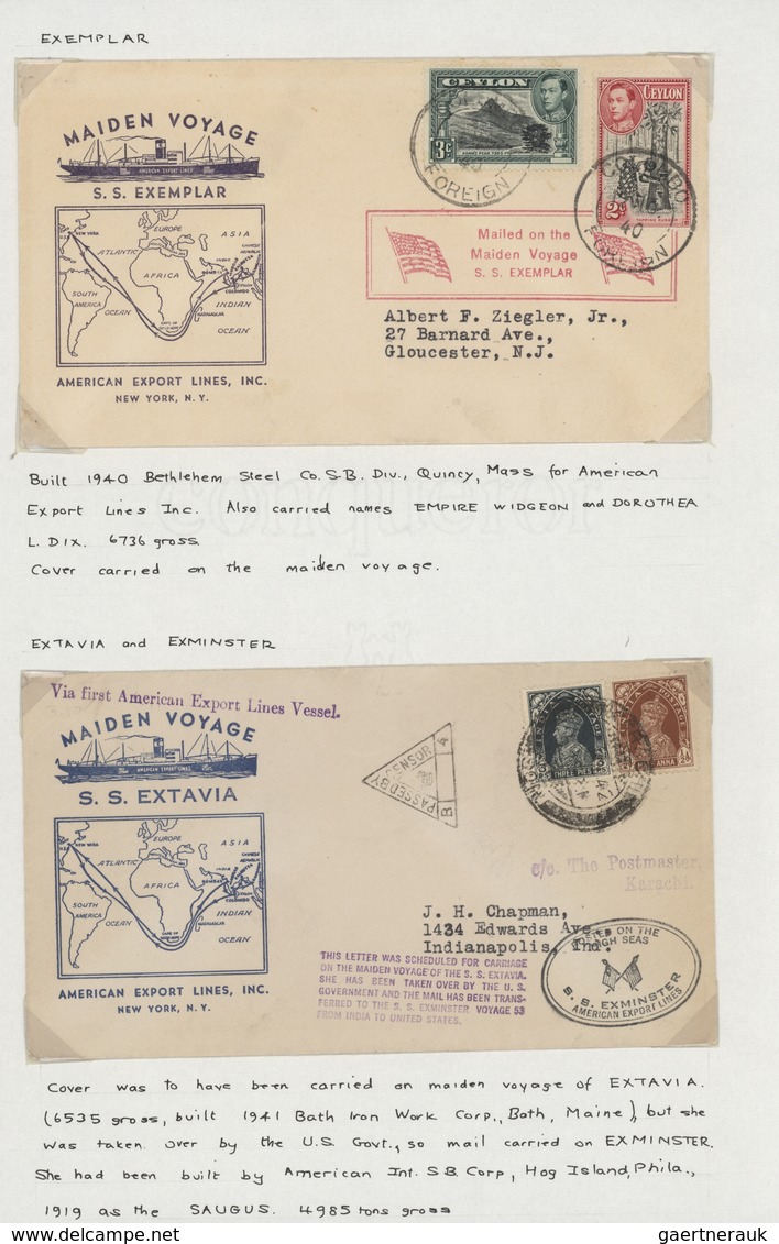 Thematik: Schiffe / Ships: 1900/2000 (ca.), Collection Of Apprx. 330 Covers/cards/ppc, Neatly Arrang - Schiffe